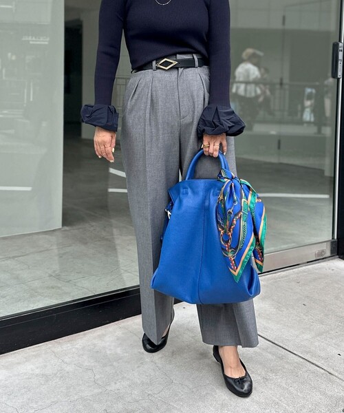 「AULENTTI」 2WAYバッグ FREE ブルー レディース_画像4