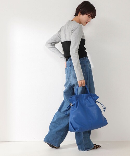 「AULENTTI」 2WAYバッグ FREE ブルー レディース_画像9