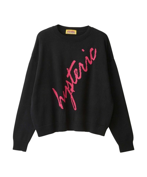 HYSTERIC GLAMOUR ニット ブラック HYSTERIC GLAMOUR（ヒステリックグラマー） 長袖ニット FREE ブラック