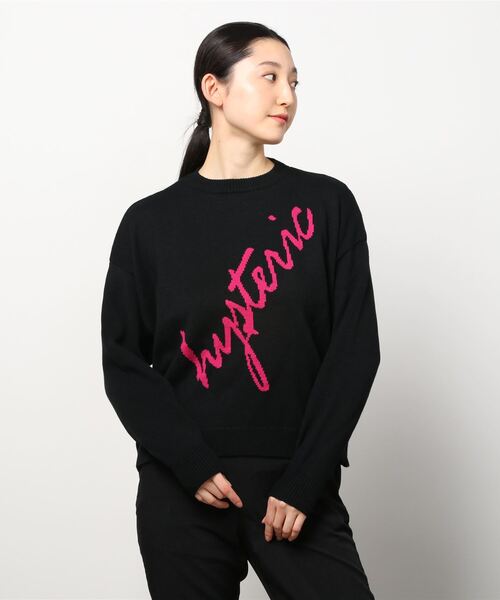 HYSTERIC GLAMOUR（ヒステリックグラマー） 長袖ニット FREE ブラック