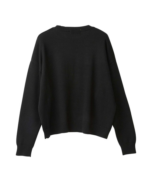 HYSTERIC GLAMOUR ニット ブラック HYSTERIC GLAMOUR（ヒステリックグラマー） 長袖ニット FREE ブラック