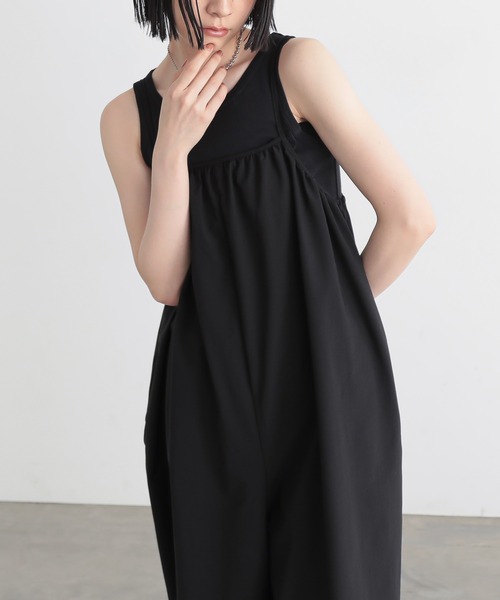 「for/c」 オールインワン L ブラック レディース_画像5