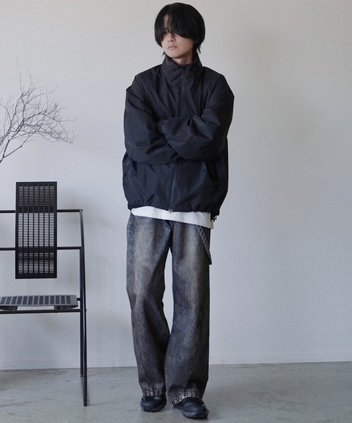 「WYM LIDNM」 ブルゾン M アッシュブラウン メンズ_画像7