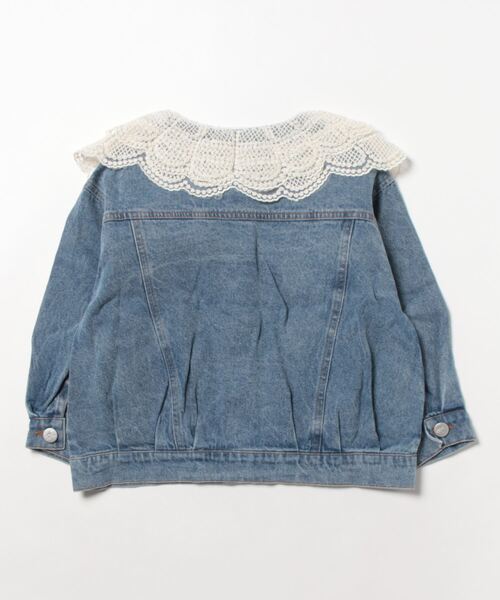 「Bee des Bee」 「KIDS」デニムジャケット 140cm ブルー キッズ_画像2