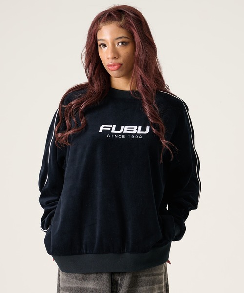 FUBU（フブ） トレーナー スウェット ブランド Velour Pullover