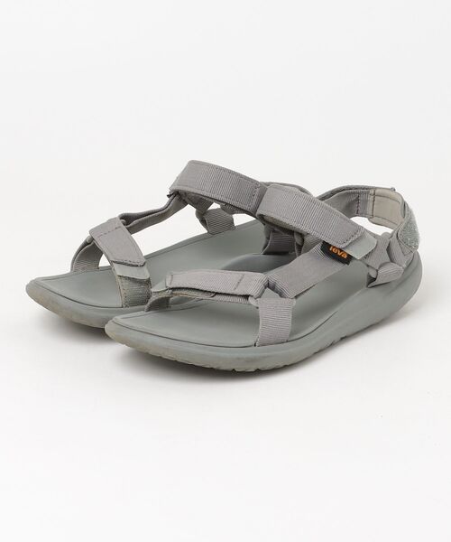 Teva スポーツサンダル ライトグレー Teva（テバ） フラットサンダル 24cm グレー レディース : ZOZOTOWN
