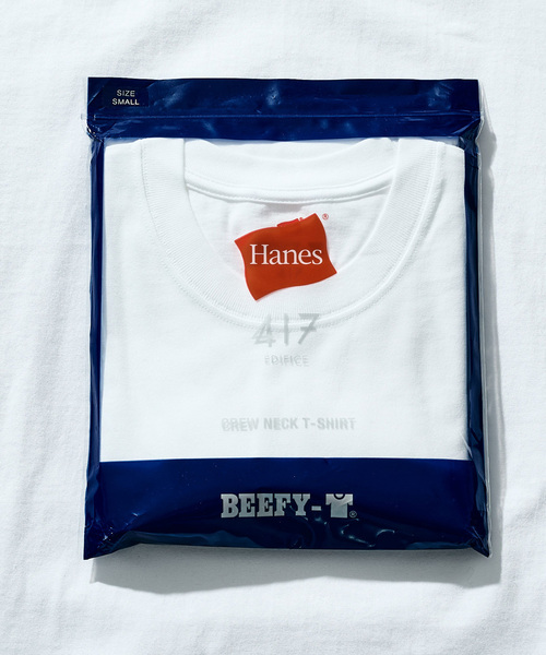 Hanes x 417 EDIFICE BEEFY Tシャツ 4枚 417 EDIFICE（フォーワンセブンエディフィス） tシャツ 「Hanes × 417