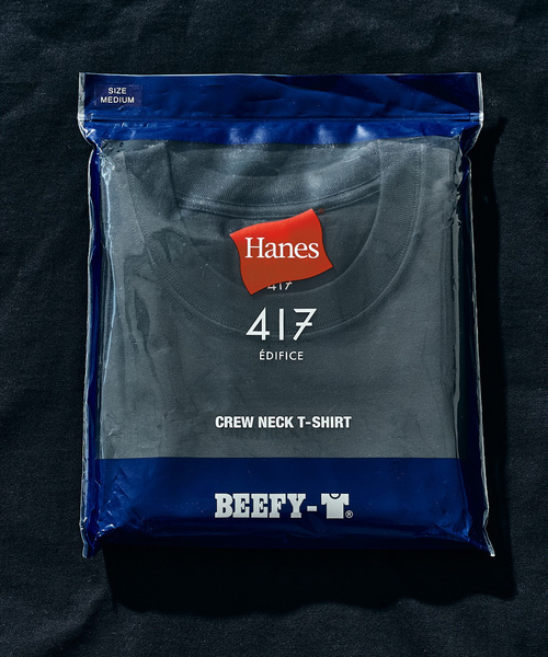 417 EDIFICE（フォーワンセブンエディフィス） tシャツ 「Hanes × 417