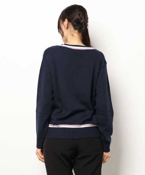 「EASTBOY」 長袖ニット L ベージュ レディース_画像3