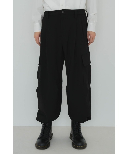 Knuth Marf パンツ tuck design denim pants/denimblue | KNUTH MARF