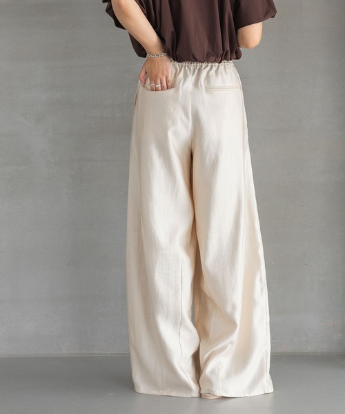 「A part by」 イージーパンツ FREE ブラック レディース_画像5