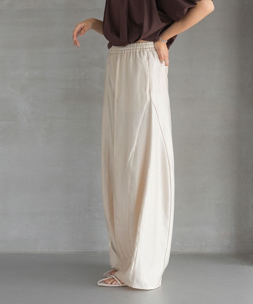 「A part by」 イージーパンツ FREE ブラック レディース_画像7