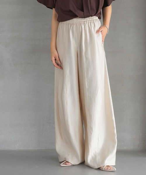 「A part by」 イージーパンツ FREE ブラック レディース_画像8