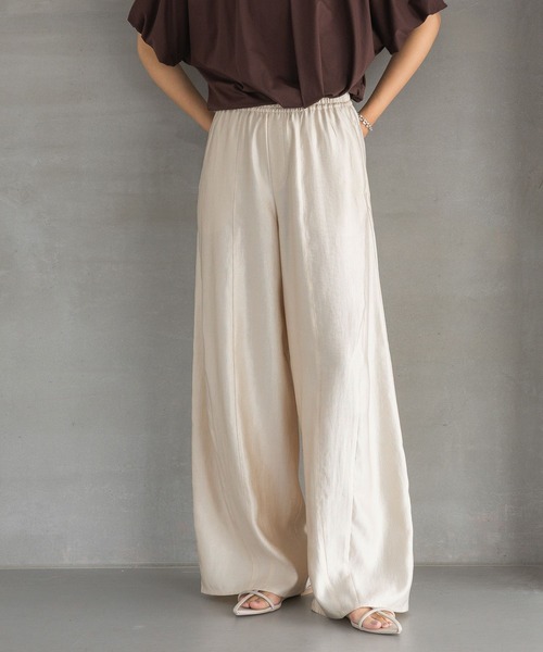 「A part by」 イージーパンツ FREE ブラック レディース_画像9