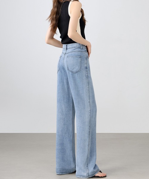 「HANDO」 デニムパンツ X-LARGE ブルー レディース_画像2