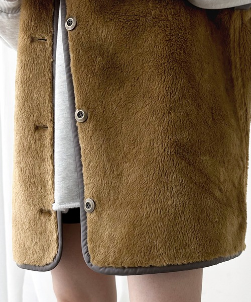 「Java」 ベスト SMALL ブラウン レディース_画像6