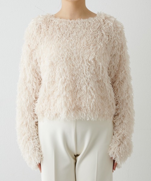 「Whim Gazette」 「GEMINI」長袖カットソー FREE オフホワイト レディース_画像2