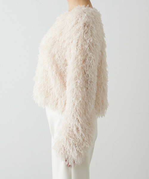 「Whim Gazette」 「GEMINI」長袖カットソー FREE オフホワイト レディース_画像3