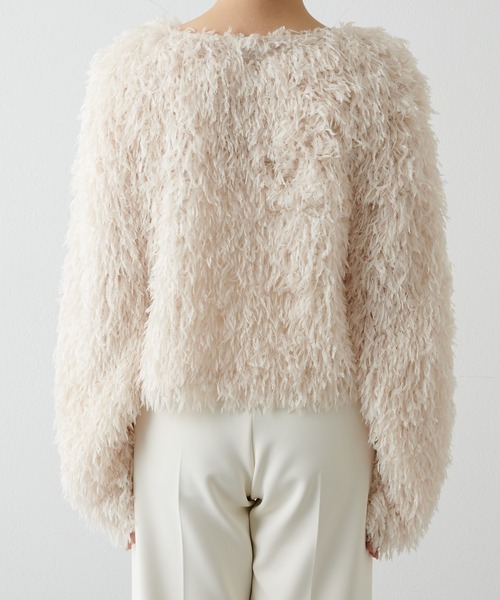 「Whim Gazette」 「GEMINI」長袖カットソー FREE オフホワイト レディース_画像4