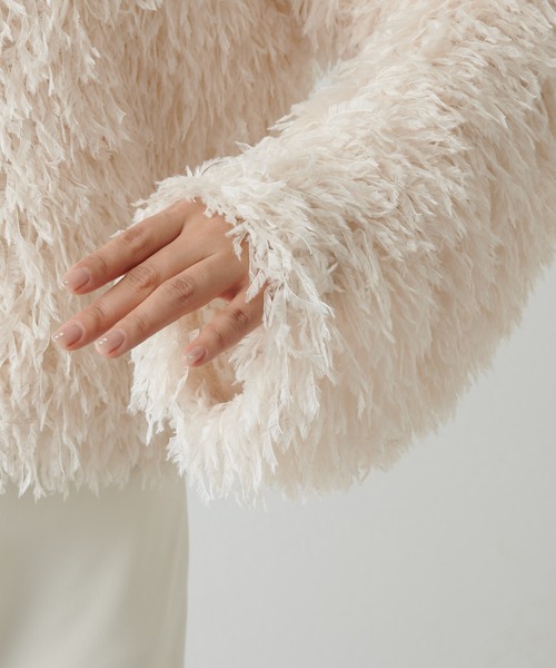 「Whim Gazette」 「GEMINI」長袖カットソー FREE オフホワイト レディース_画像6