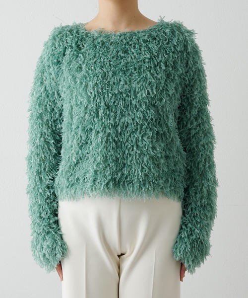 「Whim Gazette」 「GEMINI」長袖カットソー FREE オフホワイト レディース_画像9