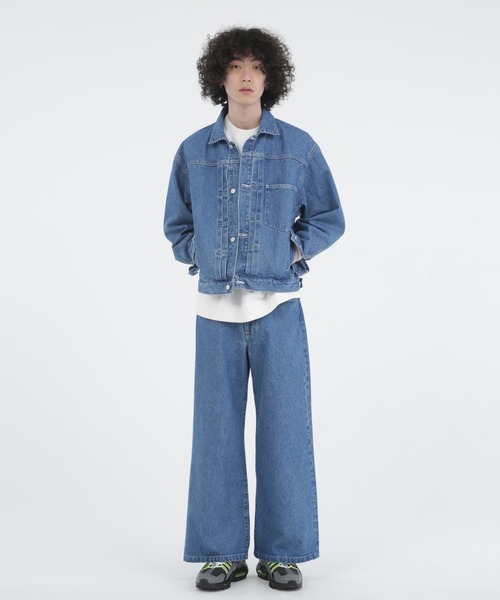 「Iroquois」 デニムパンツ 1 ライトインディゴブルー メンズ_画像5