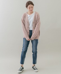 「Healthy denim」 デニムパンツ 23 ブルー レディースの画像6