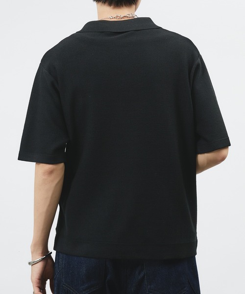 「selle glant」 半袖ニット SMALL ブラック メンズ_画像7