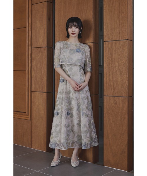 「niana」 キャミソールワンピース M グリーン レディースの画像