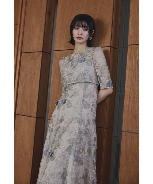 「niana」 キャミソールワンピース M グリーン レディースの画像