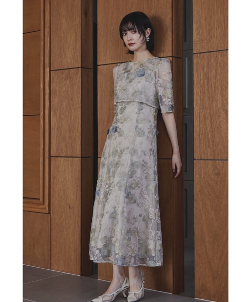 「niana」 キャミソールワンピース M グリーン レディースの画像