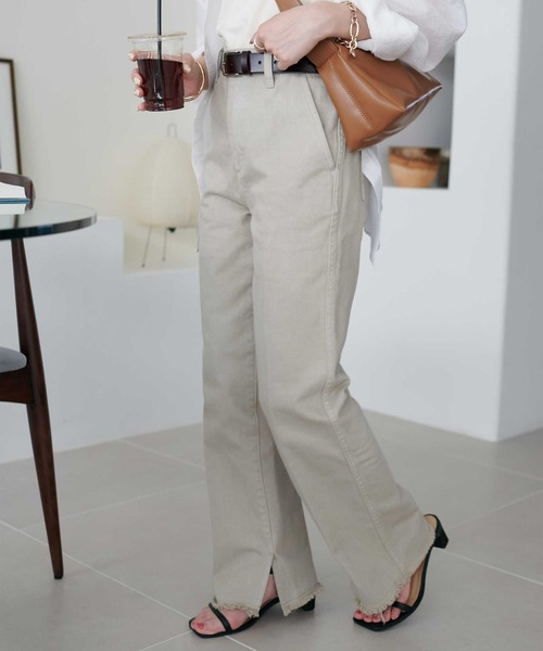 「DISCOAT」 デニムパンツ LARGE ブルー レディース_画像3