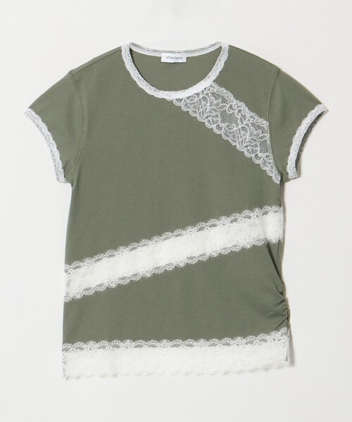ATTISESSION（アティセッション） tシャツ 半袖 「ATTISESSION」レース
