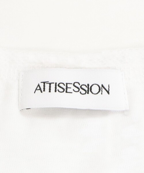 ATTISESSION（アティセッション） tシャツ 半袖 「ATTISESSION」レース