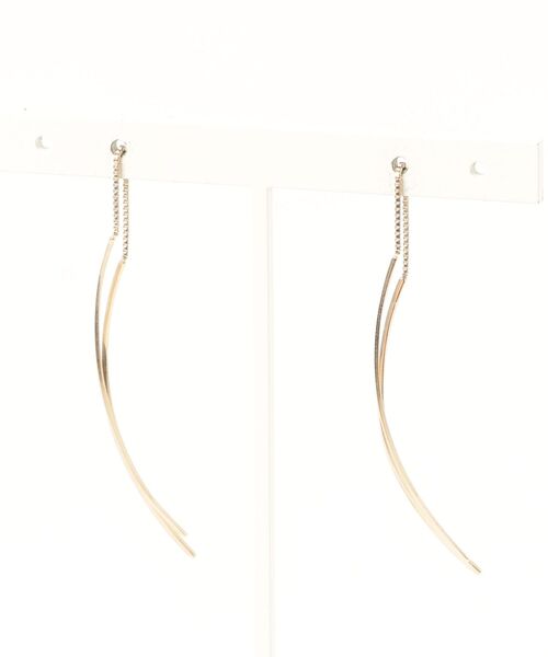 「ete」 ピアス（両耳用） FREE イエローゴールド レディース_画像2