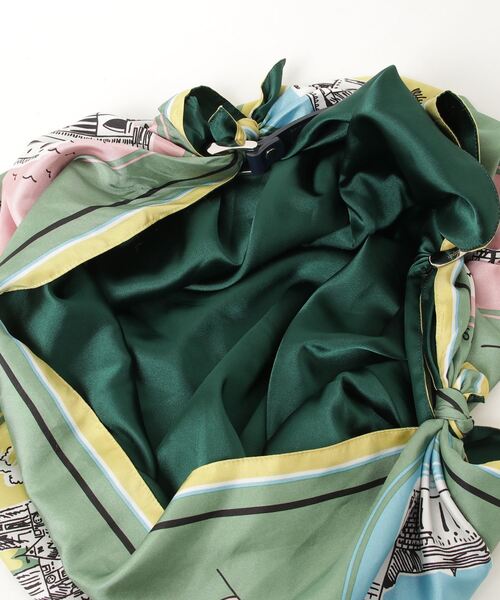 「manipuri」 トートバッグ - グリーン レディース_画像4