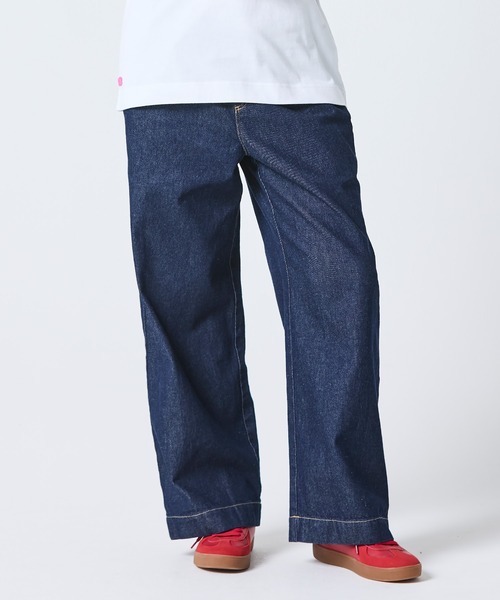 LACOSTE（ラコステ） ワイドパンツ ジーンズ デニム デニムパンツ