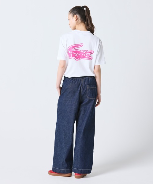 LACOSTE（ラコステ） ワイドパンツ ジーンズ デニム デニムパンツ