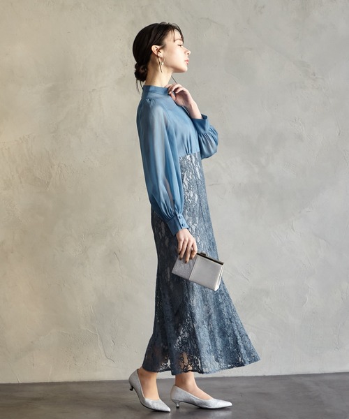 「AIMER」 ドッキングワンピース LARGE グリーン レディース_画像3