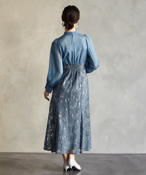 「AIMER」 ドッキングワンピース LARGE グリーン レディース_画像4