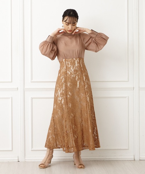 「AIMER」 ドッキングワンピース LARGE グリーン レディース_画像6