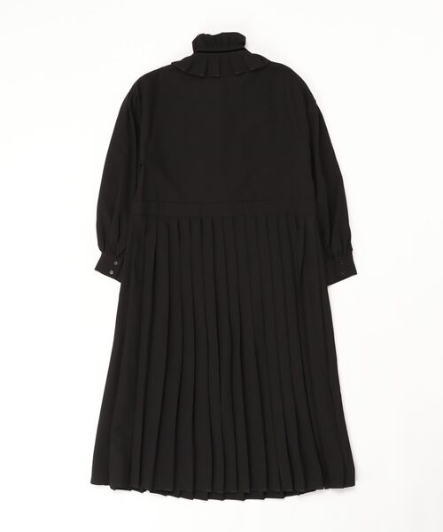 「CAROLINA GLASER」 長袖ワンピース ONE SIZE ブラック レディース_画像2