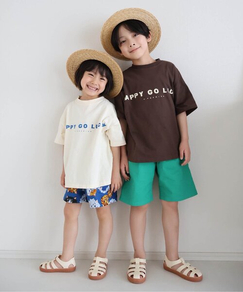 BREEZE（ブリーズ） ハーフパンツ パンツ 短パン ワンタックハーフ
