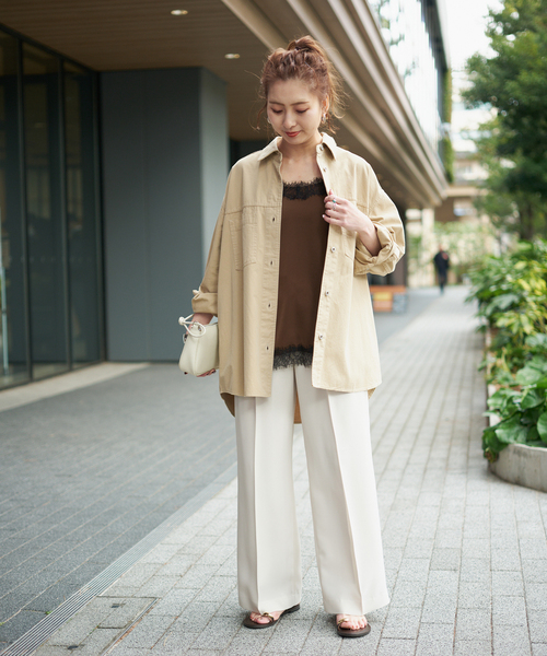 Spick＆Span（スピック アンド スパン） キャミソール サテンレース