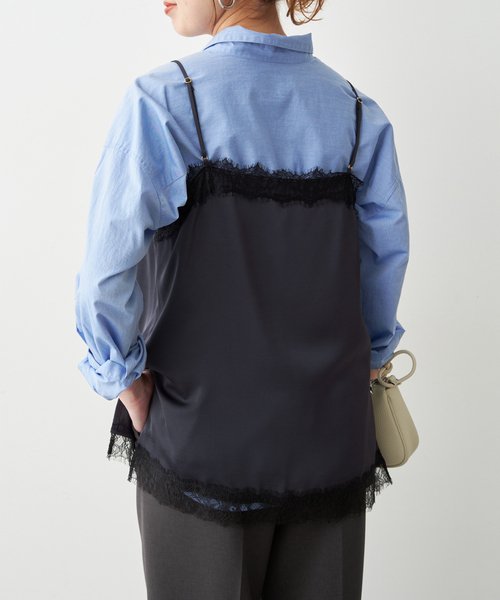 Spick＆Span（スピック アンド スパン） キャミソール サテンレース