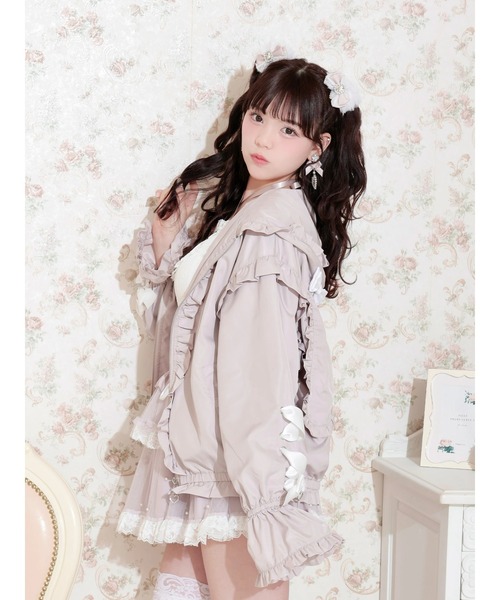 NOEMIE（ノエミー） ブルゾン アウター うさ耳リボンフレアスリーブ