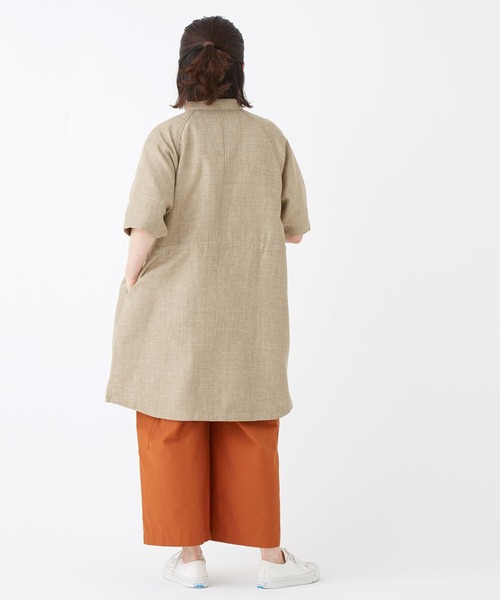 「KRIFF MAYER Lady's Collection」 半袖チュニック MEDIUM ブルー レディース_画像4
