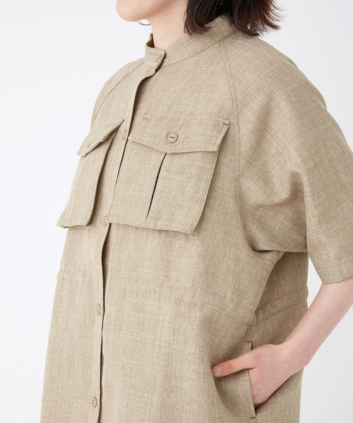 「KRIFF MAYER Lady's Collection」 半袖チュニック MEDIUM ブルー レディース_画像5