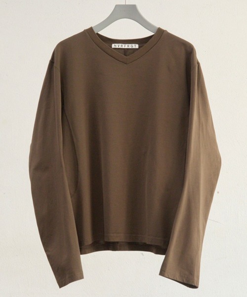 NVRFRGT（ネヴァーフォーゲット） tシャツ 「NVRFRGT」PANELLED V-NECK