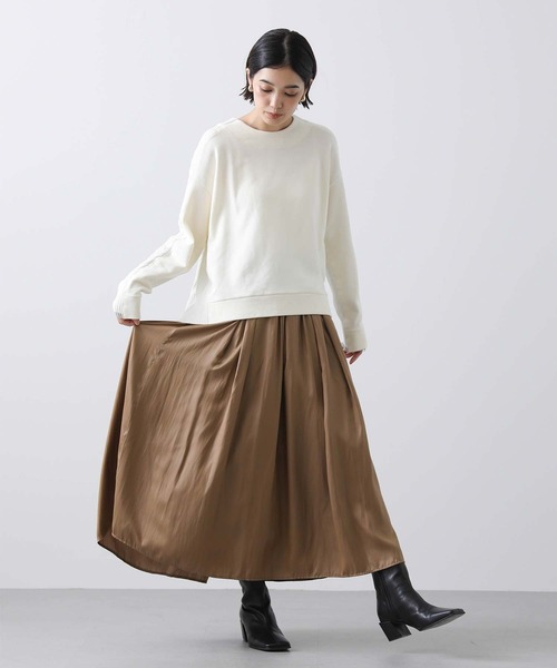 「Gready Brilliant」 「favori」スウェットカットソー 38 アイボリー レディース_画像5